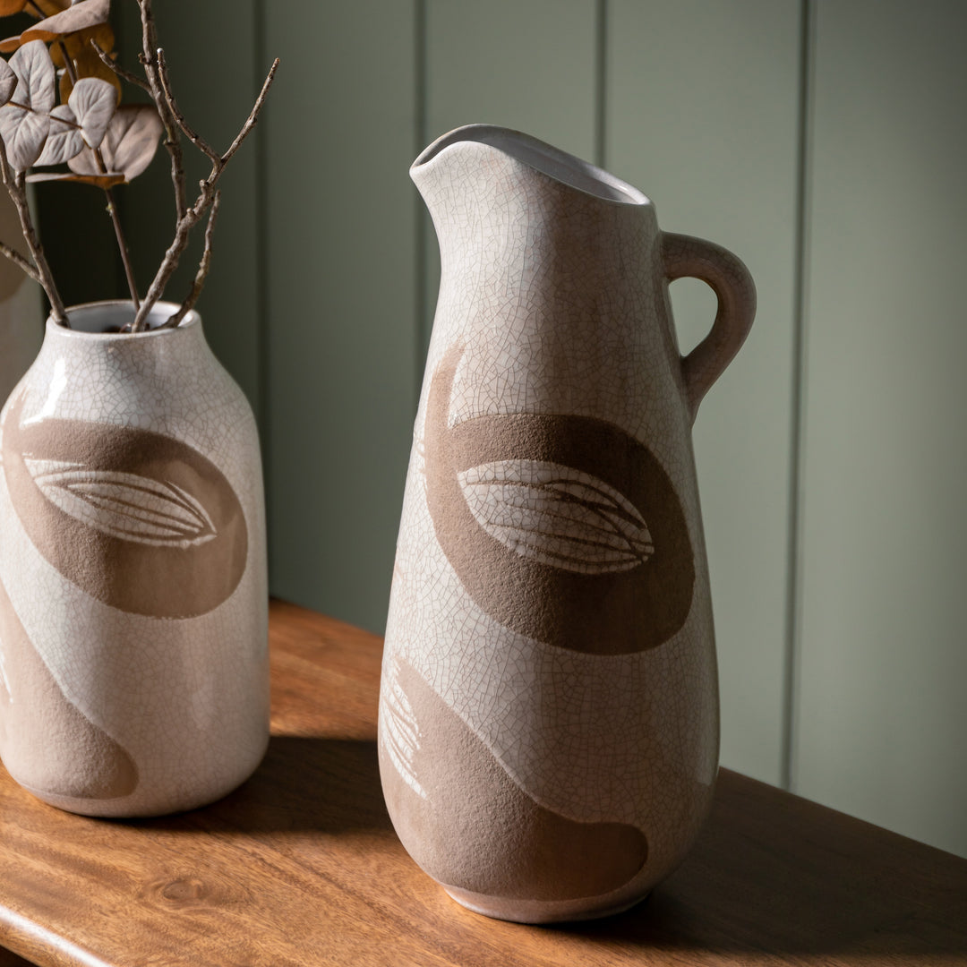Fira Ceramic Pitcher Vase