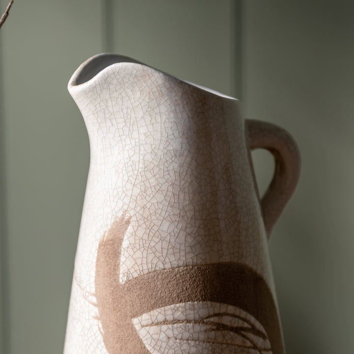 Fira Ceramic Pitcher Vase