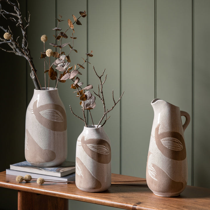 Fira Ceramic Pitcher Vase