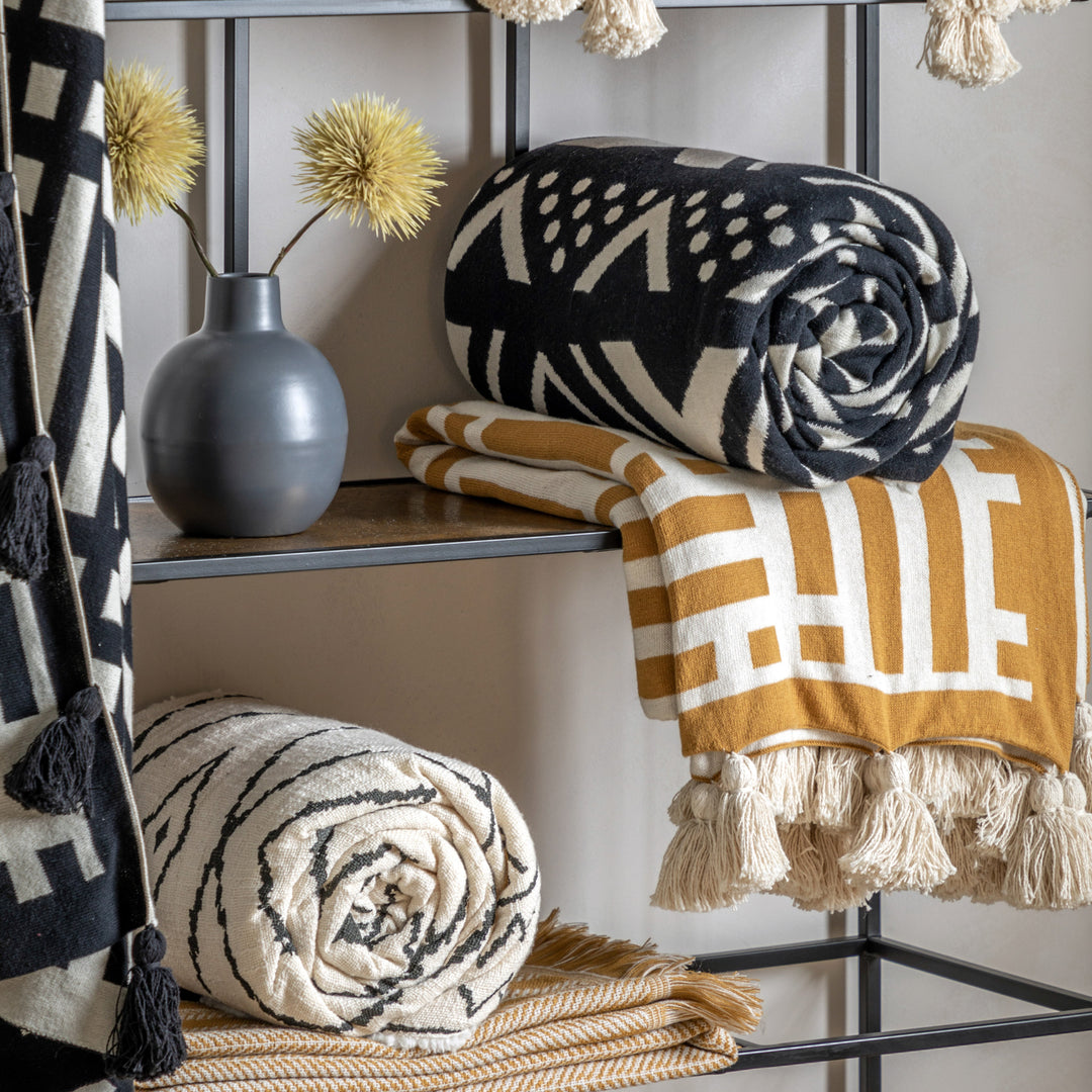 Conan Knitted Sherpa Throw