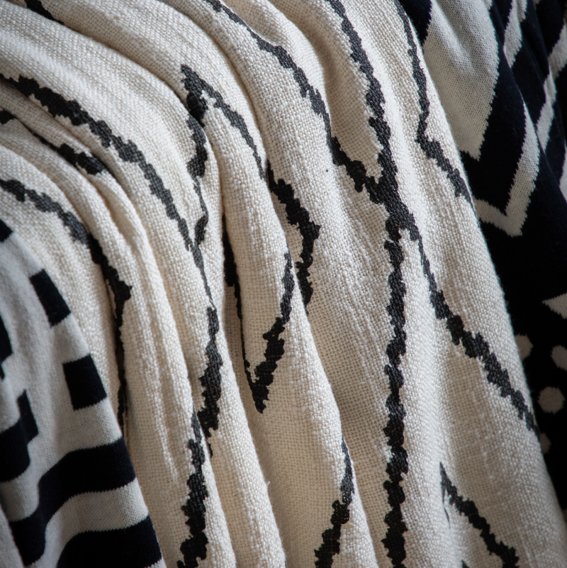 Cotton Sherpa Throw